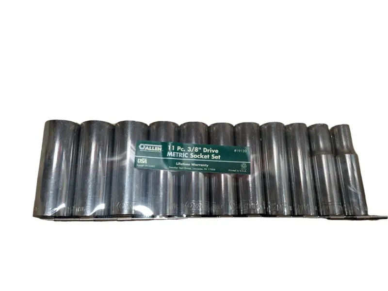 11-Piece 3/8-Inch Drive Metric Deep Allen Socket Set (Model 19120) 1