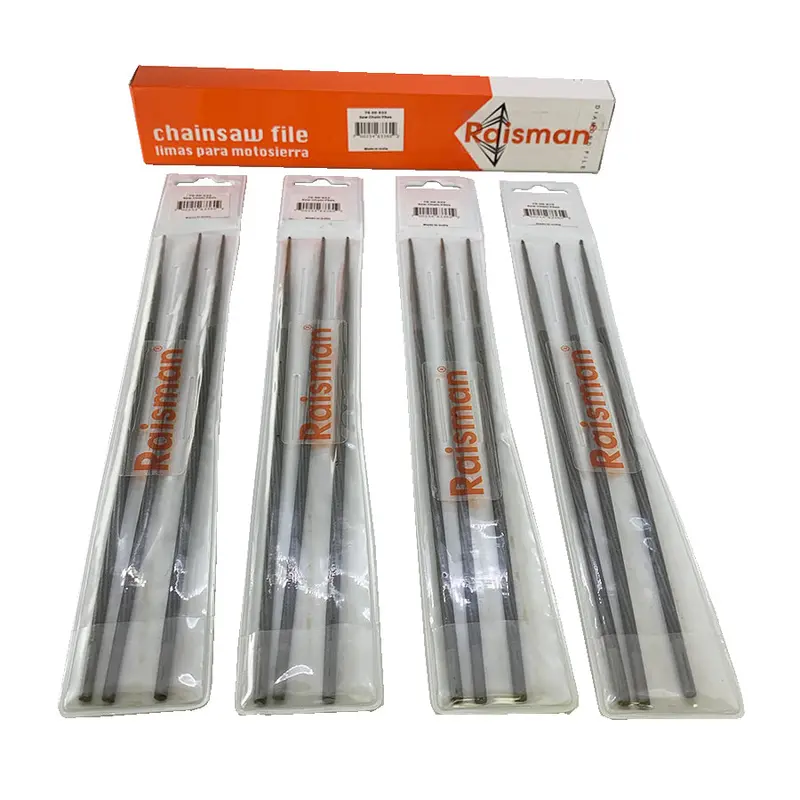 12-Pack 3/16" Diamond Chainsaw Files – 8" Durable Sharpeners 1