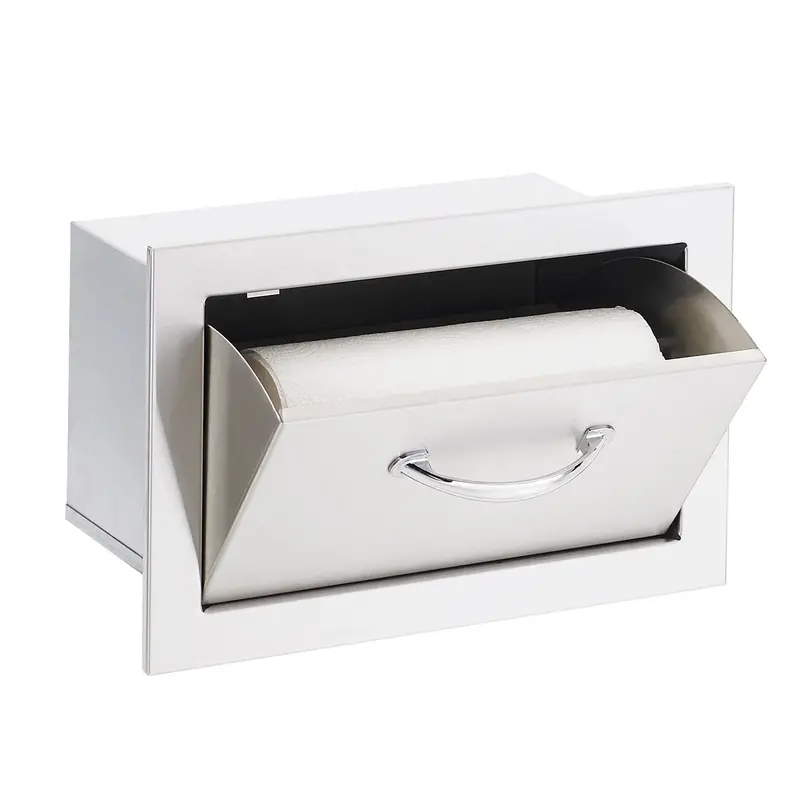 17-Inch Stainless Steel Paper Towel Holder For Outdoor Kitchens 1