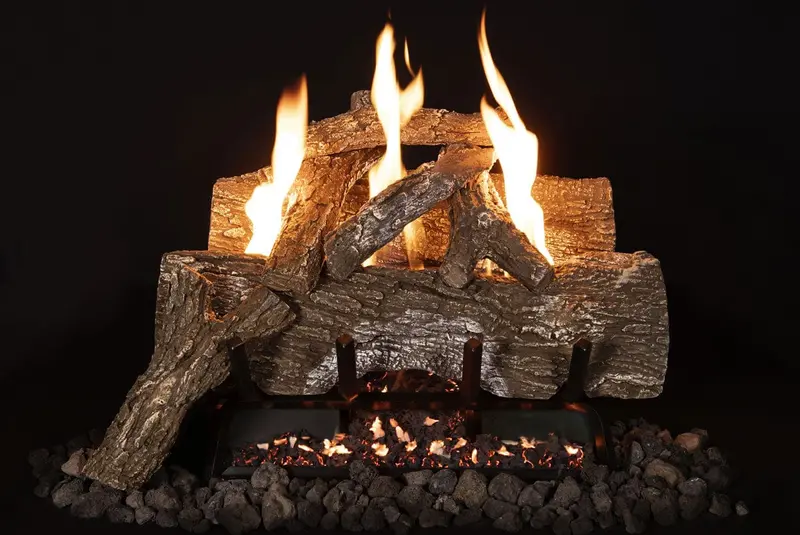 18-Inch Red Oak Ventless Gas Log Set – Grand Canyon Vfro18 1