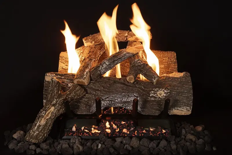 18-Inch Weathered Oak Ventless Gas Log Set – Grand Canyon Vfwo18 1