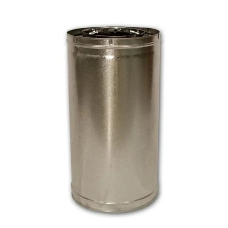 24-Inch High-Temperature Double-Wall Snap-Lock Chimney Pipe - Superior 24-8Ht 1