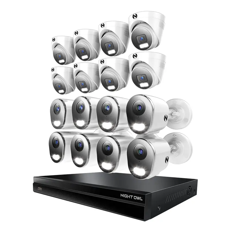 32-Channel 12Mp Nvr With 16Tb Hdd And 16 Wired 4K Ip Cameras – 8 Bullet + 8 Dome 1