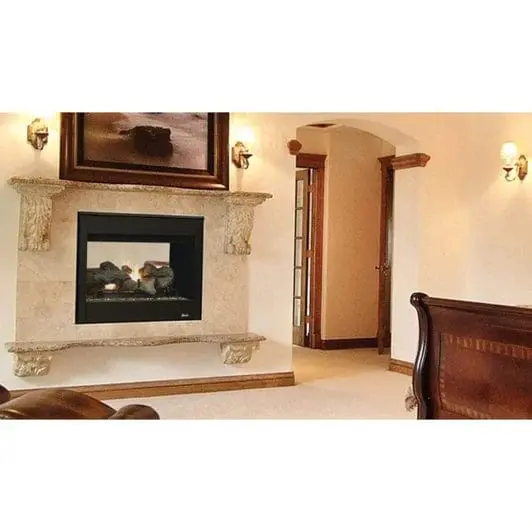 35-Inch Traditional See-Through Direct Vent Gas Fireplace – Superior Drt35St Series 1