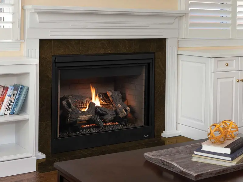 40-Inch Traditional Direct Vent Gas Fireplace – Superior Drt4000 Series 1