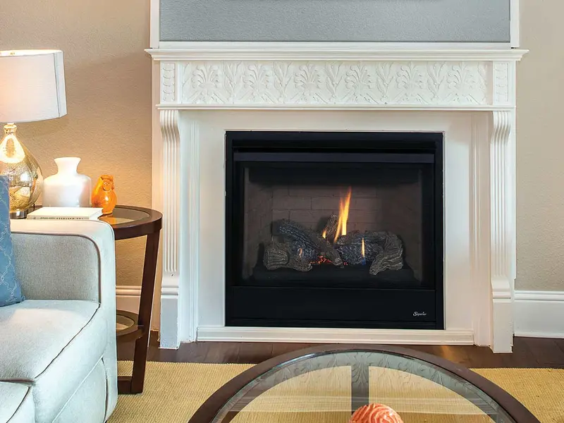 45-Inch Traditional Direct Vent Gas Fireplace – Superior Drt2000 Series 1