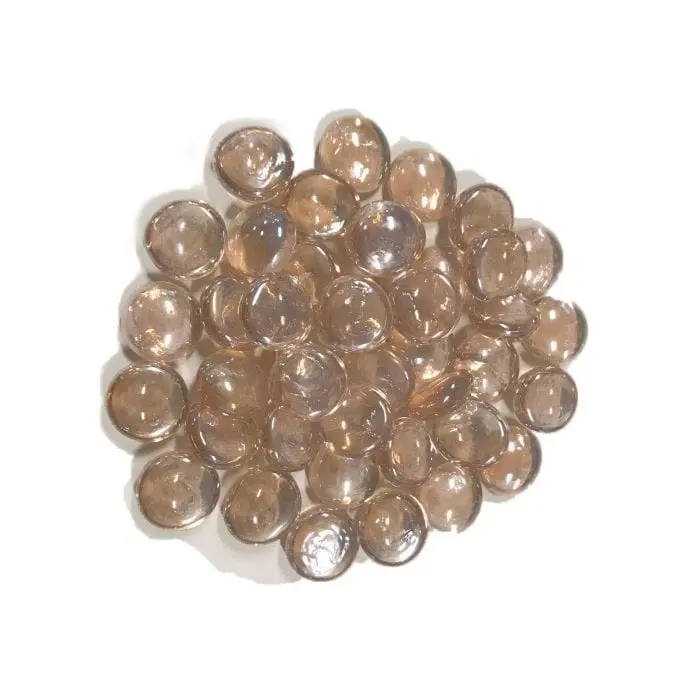5-Pound Bag Of Amber Fire Glass Crystals For Modern Fire Pit Designs 1