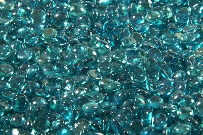 5-Pound Bag Of Aqua Marine Fire Glass Crystals For Coastal-Inspired Fireplaces 1