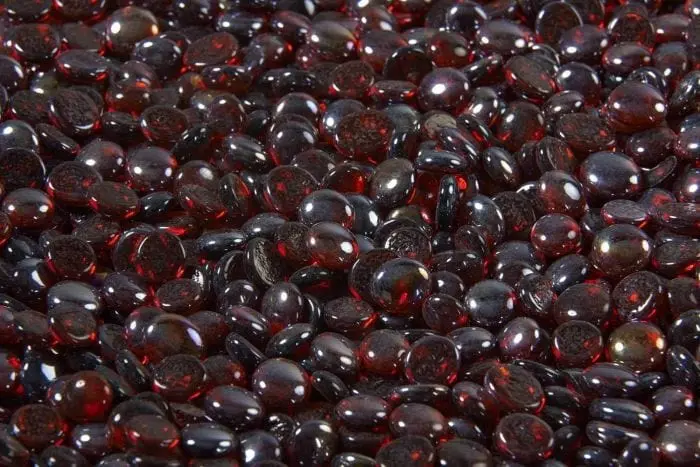 5-Pound Bag Of Ruby-Red Fire Glass Crystals For Gas Fire Features 1