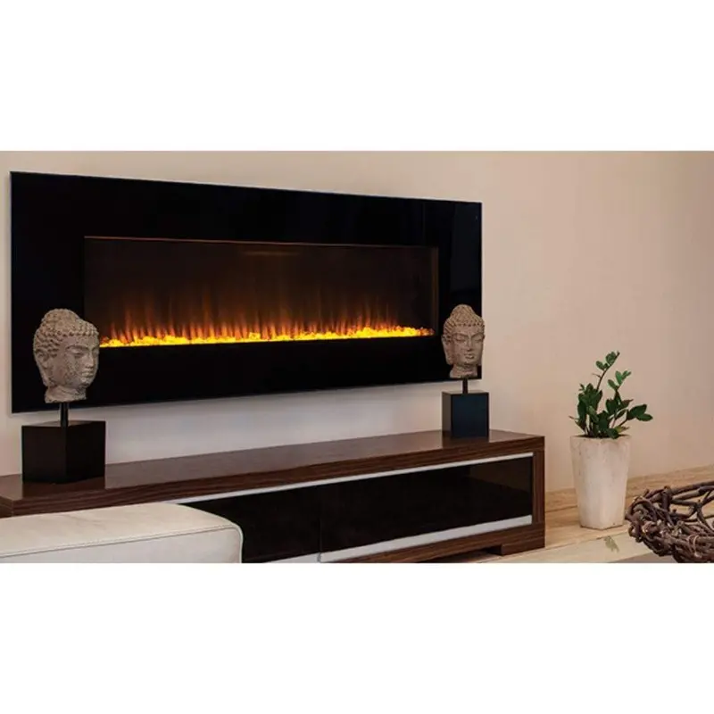 54-Inch Traditional Electric Fireplace Insert – Built-In Heater & Flame Effects - Superior Erc4054 1