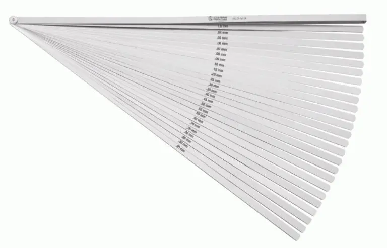 610Mm (24") Extra-Long Metric Feeler Gauge Set – Carbon Steel 1