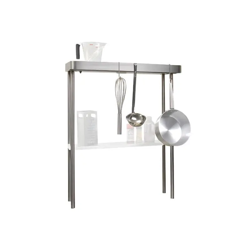 Alfresco High-Mount Shelf With Pot Rack & Integrated Lighting For 30-Inch Apron Sink (Pr-30) 1