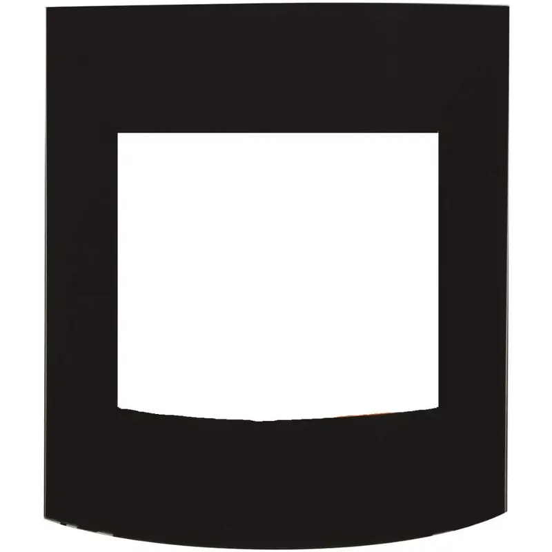 Amantii 24X28-Inch Curved Portrait Glass Fireplace Surround – 2428-Curvedgls 1