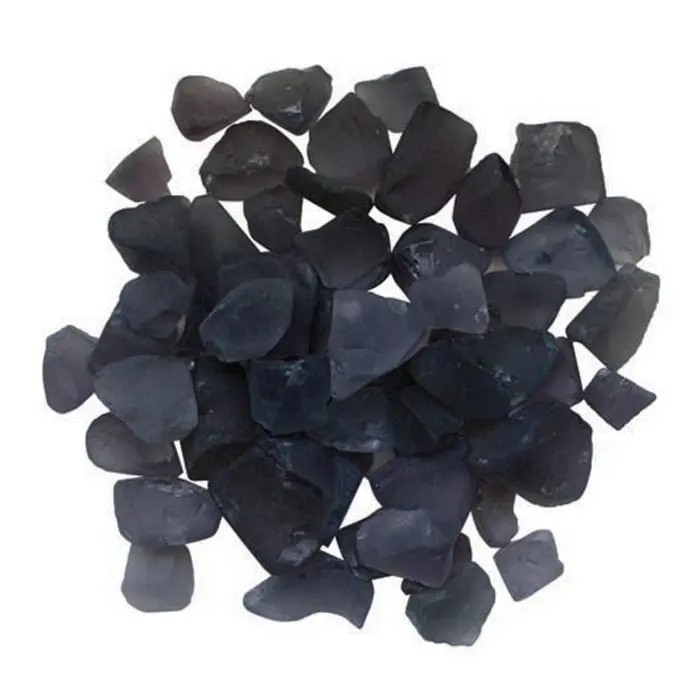 Amantii Frosted Dusty Purple Fire Glass – 5 Lb Bag 1