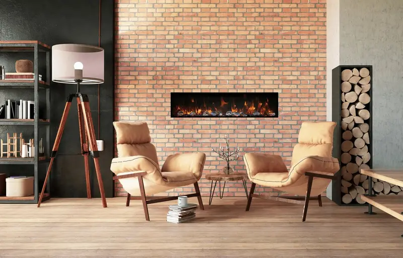 Amantii Panorama Bi Deep 88-Inch Smart Electric Fireplace – Bi-88-Deep-Od 1