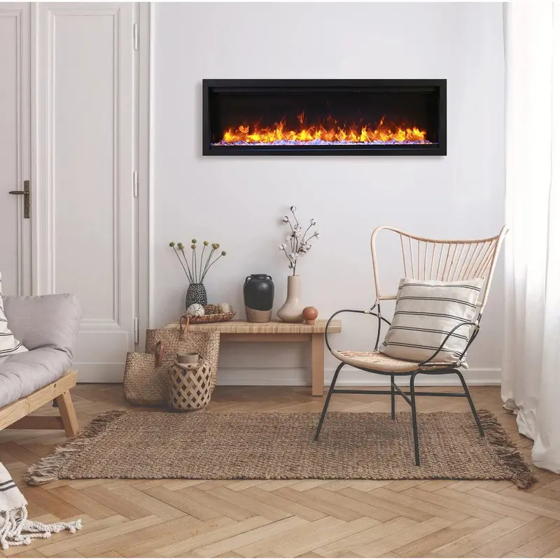 Amantii Symmetry Lumina Electric Fireplace – 50-Inch Linear Design 1