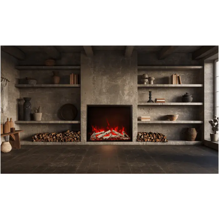 Amantii Trd-48-Bespoke 48-Inch Custom Electric Fireplace 1