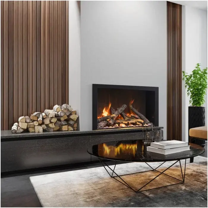 Amantii Trd Bespoke 44-Inch Electric Fireplace – Low-Profile Linear Design With Customizable Finish 1