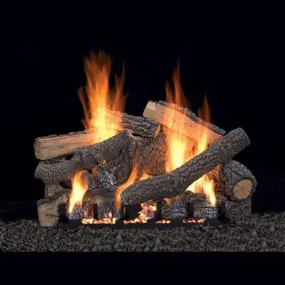 American Hearth 13-Piece Refractory Log Set For Large Fireplaces (Als30Cr2) 1