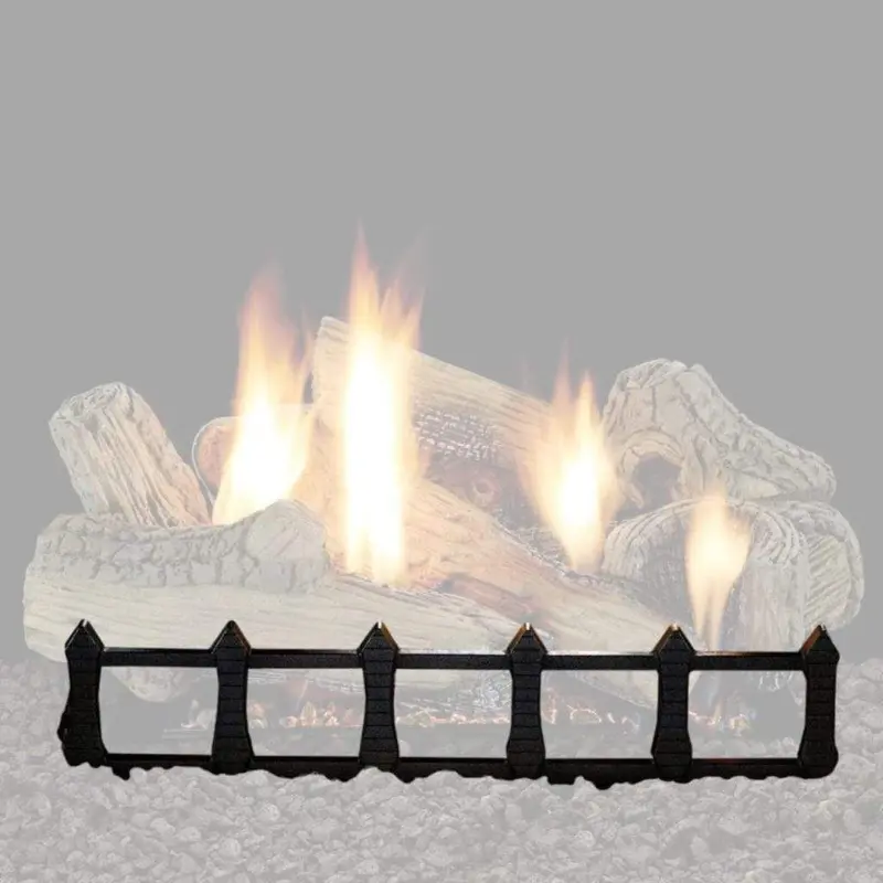 American Hearth 24" Black Cast Iron Decorative Fireplace Grate (Dcg24Bl) 1