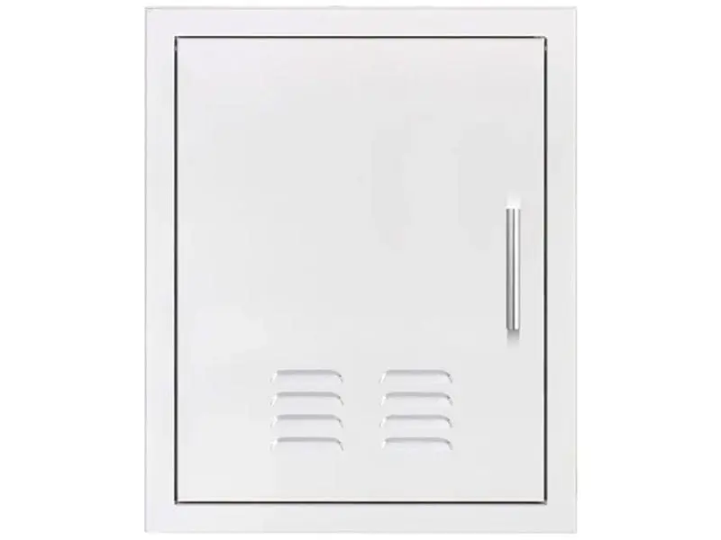 American Made Grills 18" X 22" Right-Swing Vented Vertical Access Door With Concealed Hinge – Dv-18Vr 1