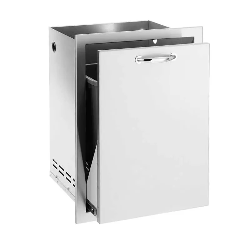 American Made Grills 20" Dual-Bin Trash & Recycling Drawer Unit 1