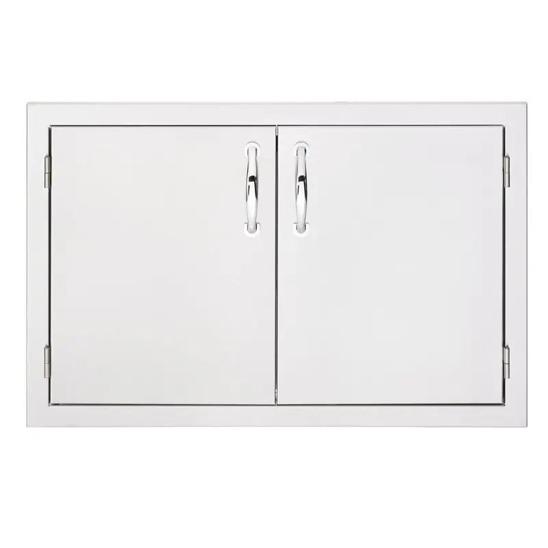 American Made Grills 33-Inch Stainless Steel Double Access Door – Ssdd-33 1