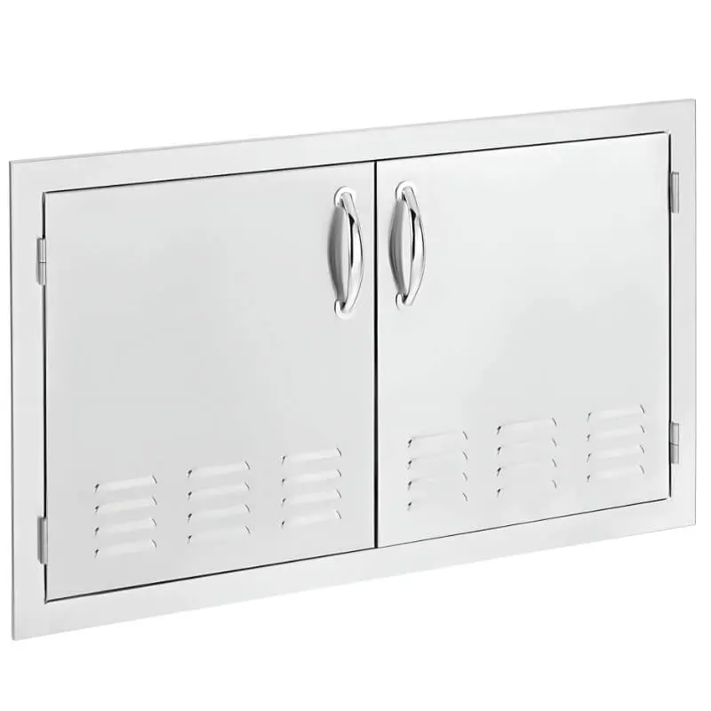 American Made Grills 33-Inch Vented Double Access Door With Hidden Hinges (Dd-33V) 1