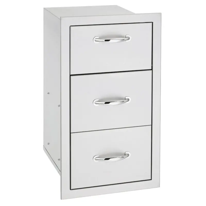 Amg 17" Vertical Dual-Drawer Cabinet With Integrated Paper Towel Holder – Sstdc-17 1