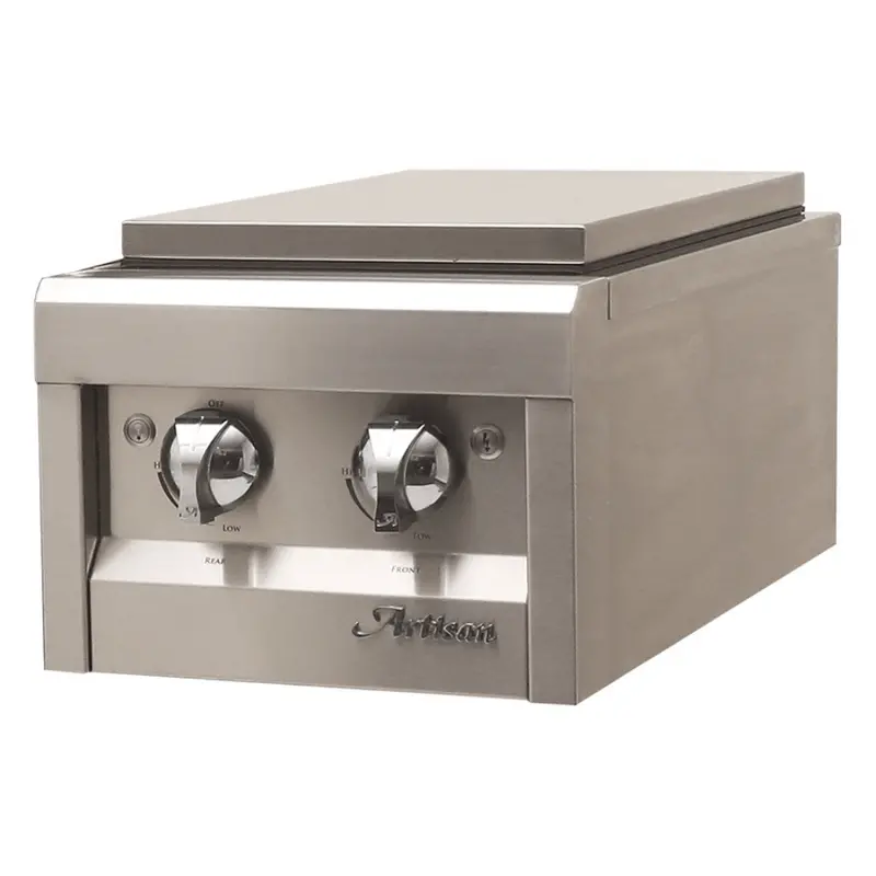 Artisan 14-Inch Dual-Burner Side Station For Built-In Outdoor Kitchens 1