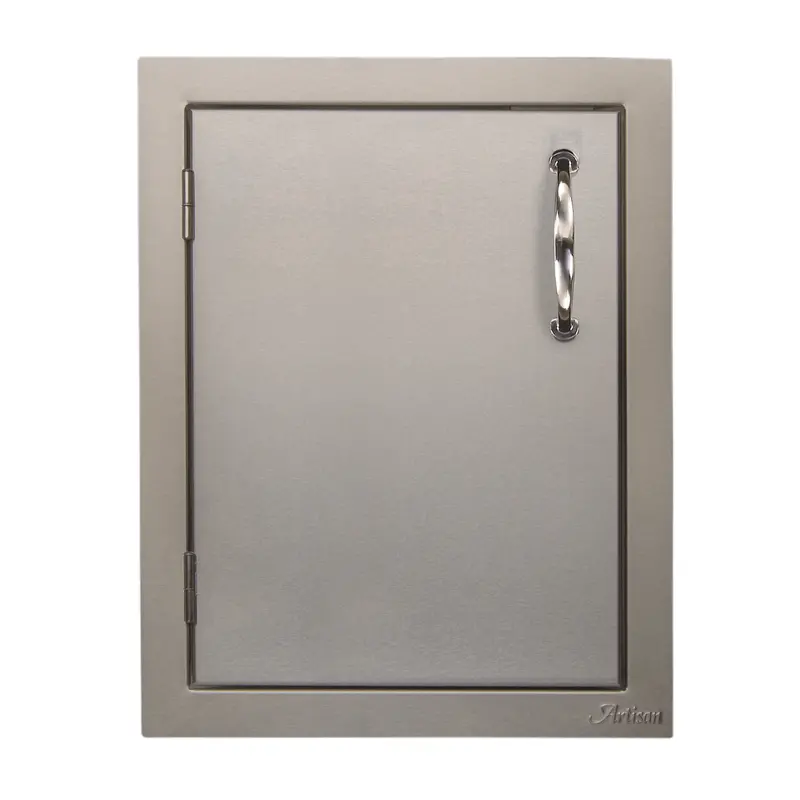 Artisan 17-Inch Stainless Steel Hinged Access Panel For Outdoor Kitchen Installations 1