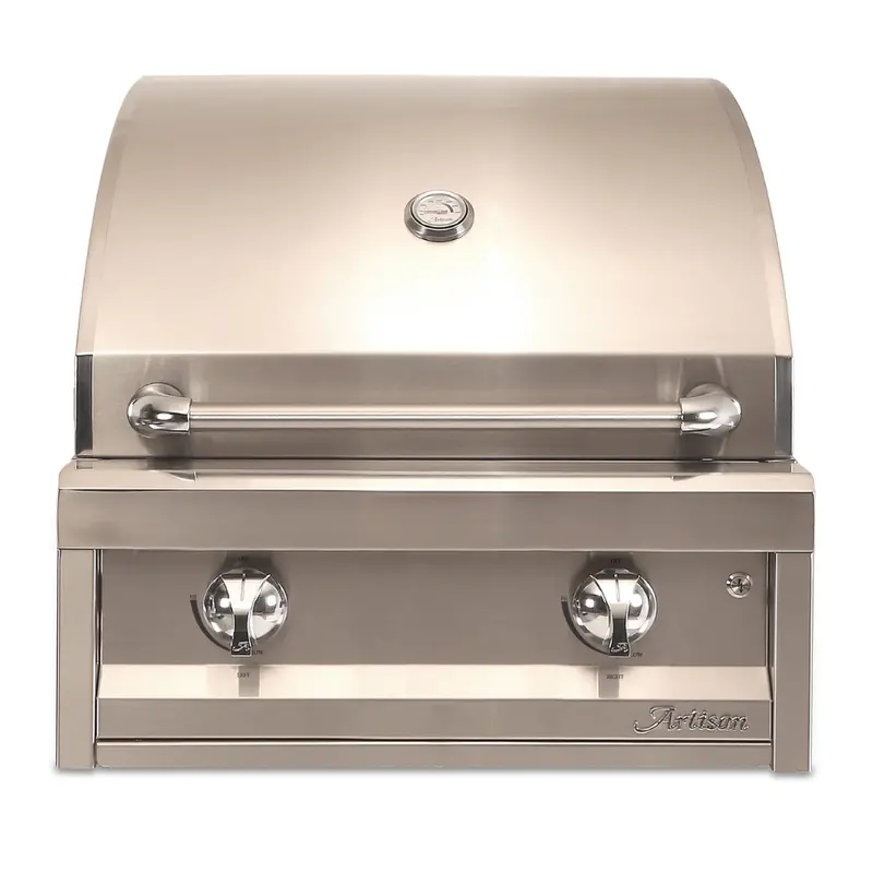 Artisan 26-Inch Built-In American Eagle Gas Grill – 2-Burner With Rotisserie Compatibility 1