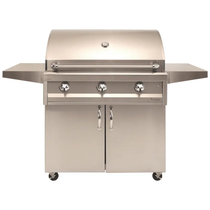 Artisan 36-Inch American Eagle Freestanding Gas Grill – 3-Burner With Rotisserie & Led Lighting 1