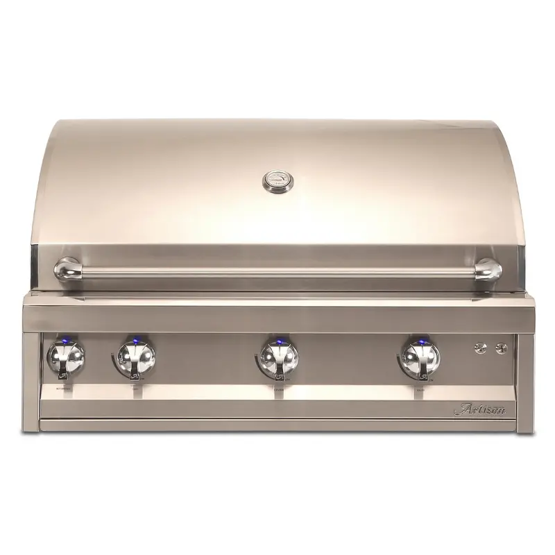 Artisan 36-Inch Built-In Gas Grill – 3-Burner Pro Series With Rotisserie & Lighted Control Zone 1