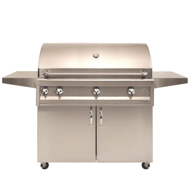 Artisan 42-Inch Professional Freestanding Gas Grill – 3-Burner With Rotisserie & Illuminated Control Panel 1
