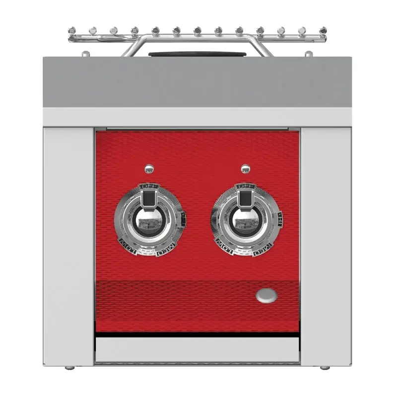 Aspire By Hestan 12-Inch Liquid Propane Double Side Burner – Red 1