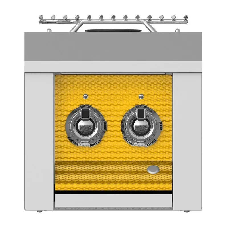 Aspire By Hestan 12-Inch Liquid Propane Double Side Burner – Yellow 1