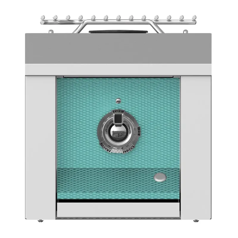 Aspire By Hestan 12-Inch Liquid Propane Single Side Burner – Teal 1