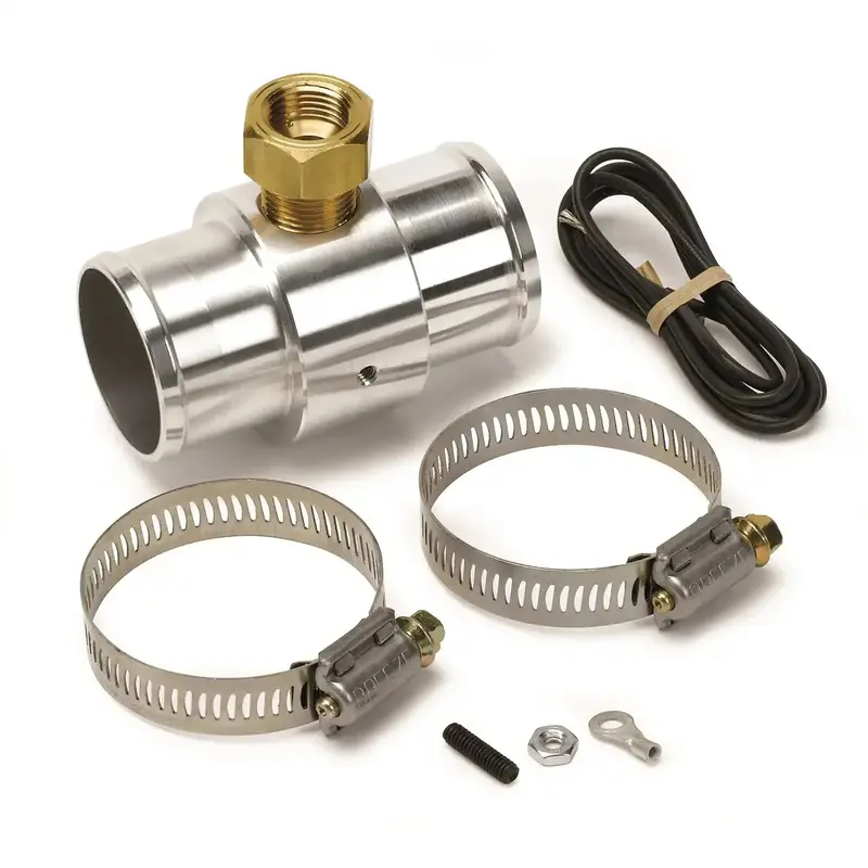 Autometer Aluminum Radiator Hose Adapter Fitting – 1.5" Id, 3/8" Nptf Female (Model 2283) 1