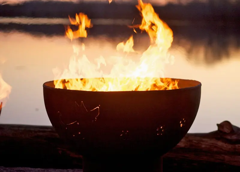 Aweis Electric Funky Dog Fire Pit – 36-Inch Playful Outdoor Fireplace (200K Btu) 1