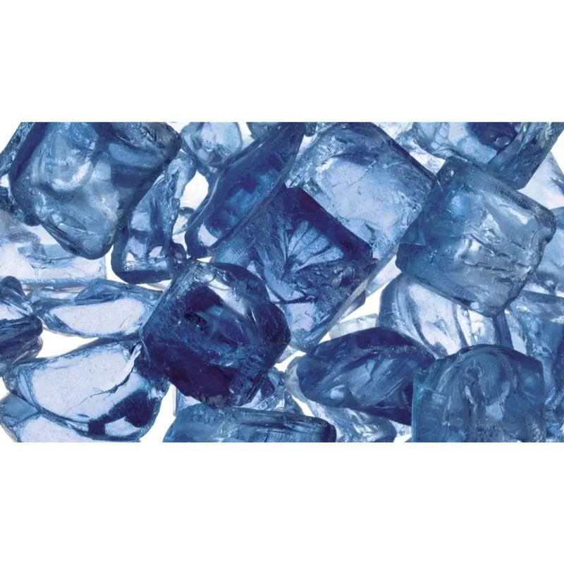 Barbara Jean 5 Lb Cobalt Blue Glass Fireplace Media 1