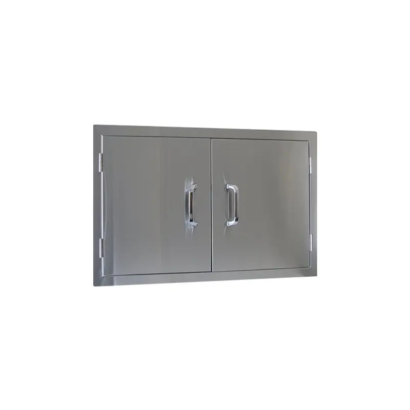 Beefeater 33-Inch Stainless Steel Double-Door Storage Cabinet 1