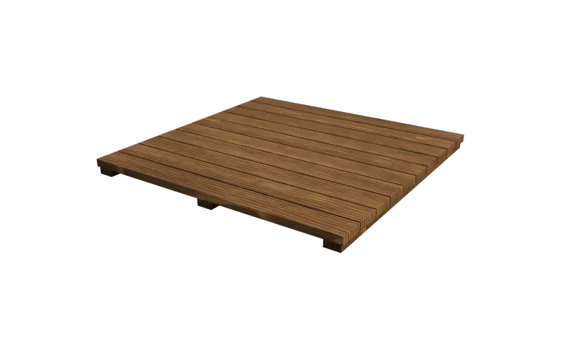 Big Green Egg Acacia Wood Insert For Modular Nest Configurations 1