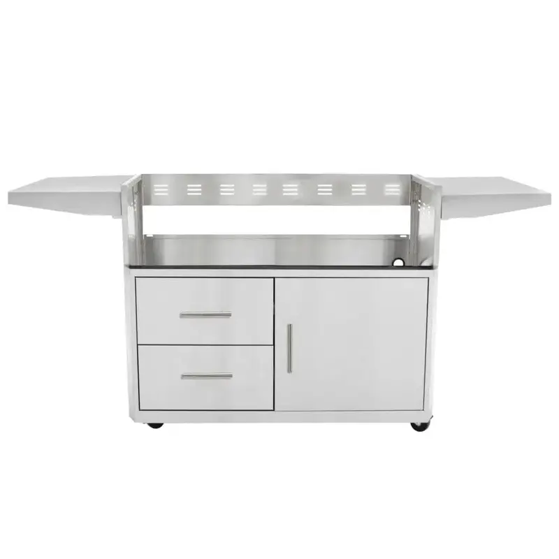 Blaze 34-Inch Professional Lux 3-Burner Grill Cart With Soft-Close Hinges And Led Lighting 1