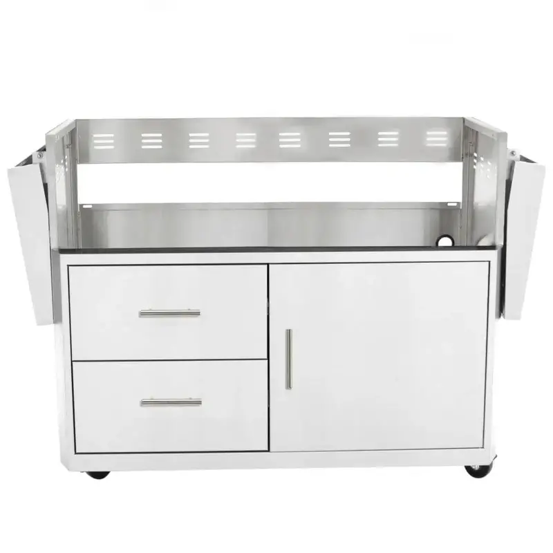 Blaze 44-Inch Professional Lux 4-Burner Grill Cart With Soft-Close Hinges And Led Lighting 1