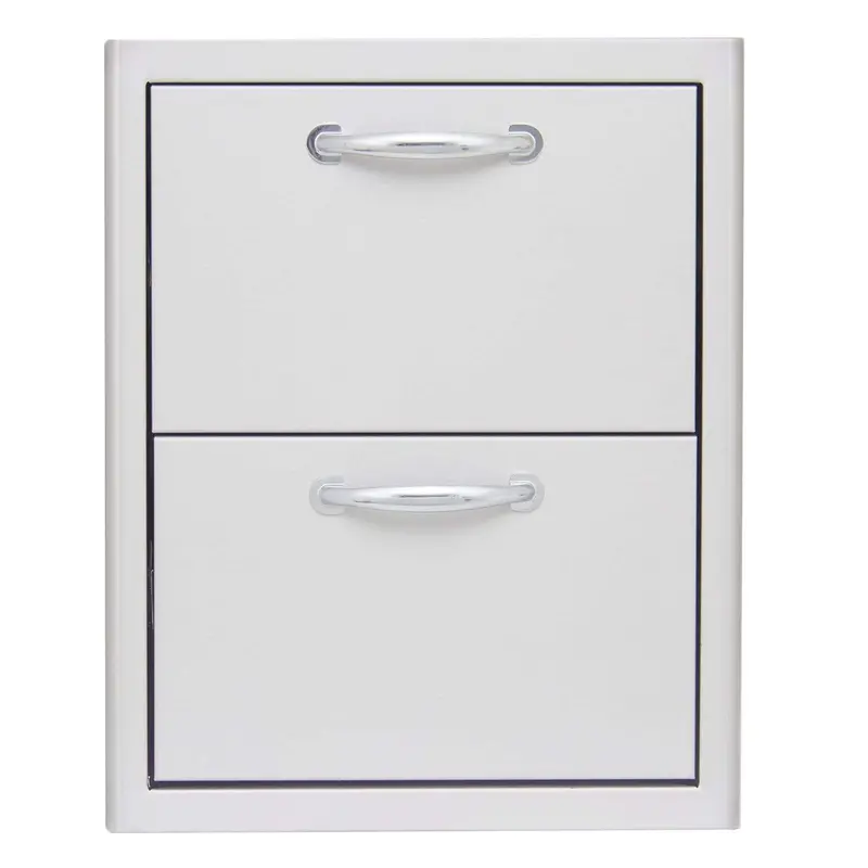 Blaze Double Drawer Set – Two-Tier Stainless Steel Storage Unit 1
