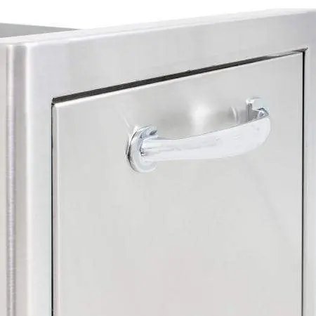 Blaze Narrow Trash Drawer – Space-Saving Stainless Steel Accessory 1