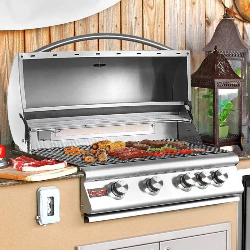 Blaze Prelude Lbm 32-Inch 4-Burner Gas Grill Blz-4Lbm 1