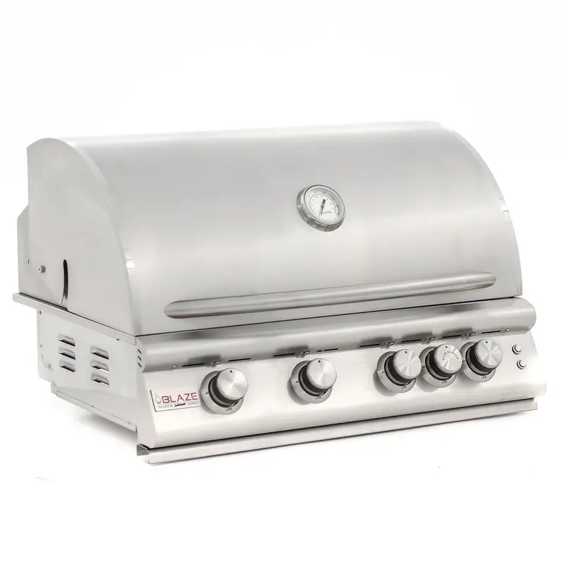 Blaze Premium Lte 4-Burner Gas Grill – 316L Marine-Grade Stainless Blz-4Lte2Mg 1