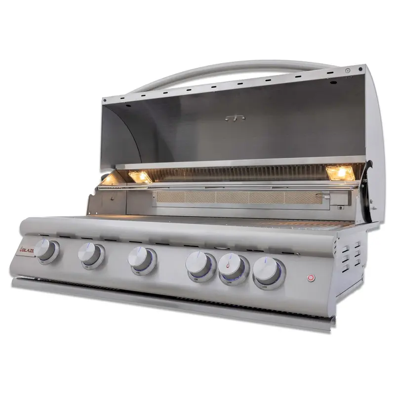Blaze Premium Lte+ 40" 5-Burner Built-In Propane Grill With Rear Infrared Burner 1